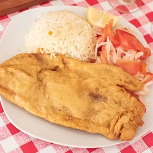 Reineta con Arroz y Ensada
