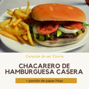Chacarero de Hamburguesa Casera